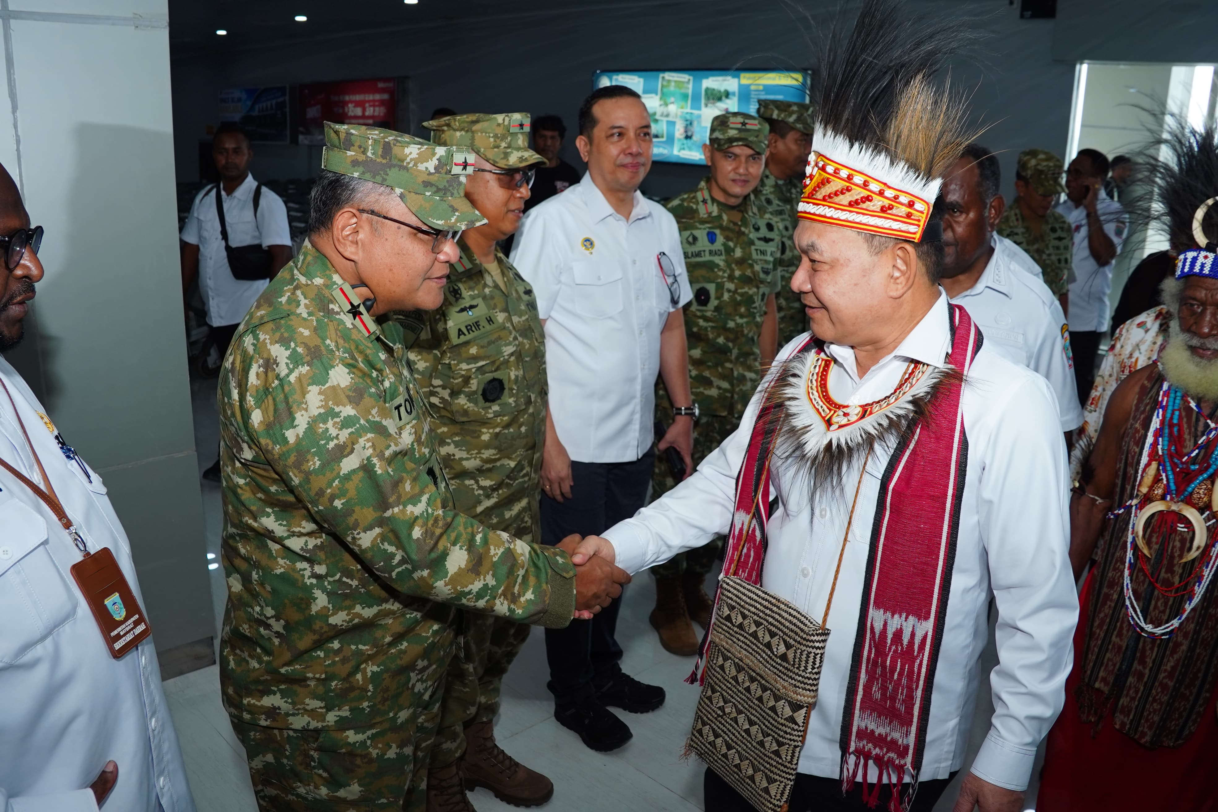 Wadan Kodaeral XIV Ikuti Rangkaian Kunjungan Kerja Menko Polkam RI di Sorong Papua Barat Daya