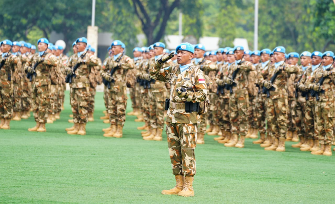 Satgas BGC TNI Konga XXXIX-G Monusco Tiba di Tanah Air