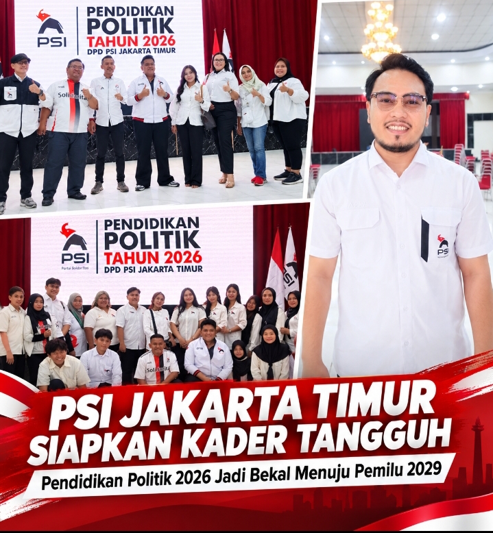 PSI Jakarta Timur Siapkan Kader Tangguh, Pendidikan Politik 2026 Jadi Bekal Menuju Pemilu 2029