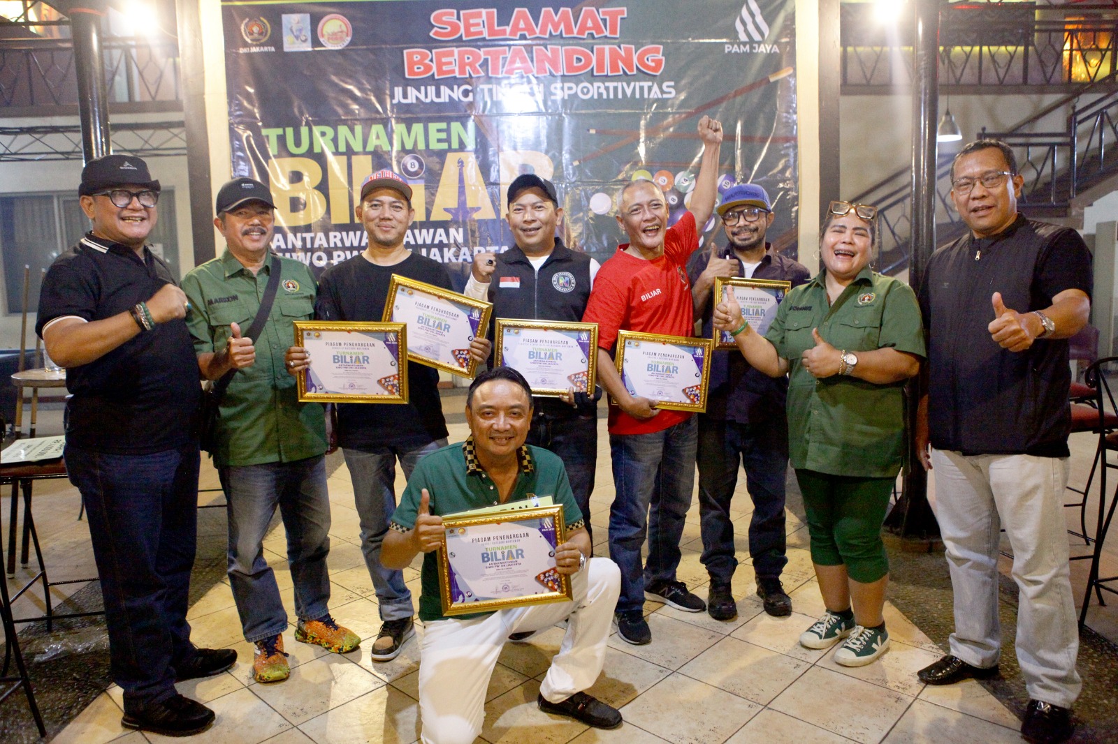 Rundy Hadiyanto Juarai Turnamen Biliar Antarwartawan SIWO PWI DKI Jakarta 2026